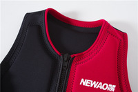 Rompi benturan nilon Neoprene kustom jaket keselamatan untuk olahraga air-berselancar Wakeboarding memancing keselamatan hidup
