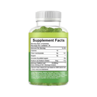 OEM Moringa Gummies dengan serat diet Moringa Oleifera daun laris suplemen Herbal desain Label kustom untuk pria wanita