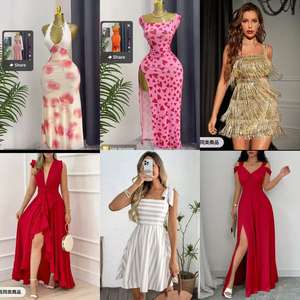 Ropa de <span class=keywords><strong>Mujer</strong></span> Nueva en Fardos, Estilo Mayorista, <span class=keywords><strong>Vestidos</strong></span> Casuales Surtidos, Suministro al por Mayor, <span class=keywords><strong>Vestidos</strong></span> Sshhein - Product Image 3