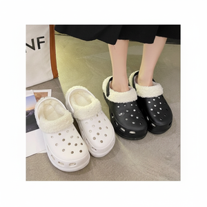 Scarpe da casa per interni TCRS11 con fodera in pelliccia invernale mocassini - Product Image 1