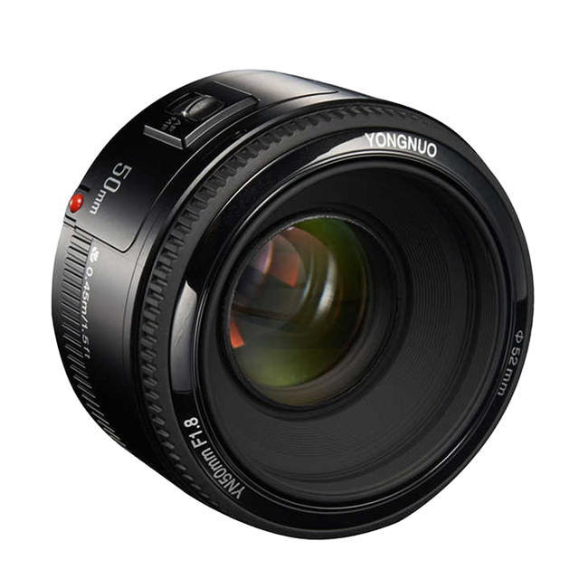 YONGNUO YN50mm F1.8 Lens Large Aperture Auto Focus Lens 50mm/f1.8 for Canon EOS DSLR Cameras