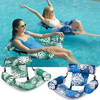 Chaise flottante gonflable pour adultes, pour la détente estivale dans l'eau, la plage, le lac, modèle HYJJ-038, Chine