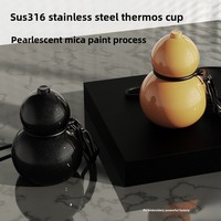 Haute esthétique grande capacité en acier inoxydable gourde Thermos tasse populaire Portable bouilloire pour étudiants hommes cadeau chaud