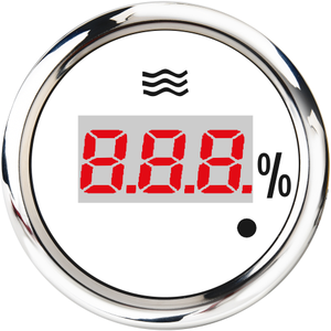 52mm Black Face Rotlicht Konvexe Linse Wasserstands anzeige mit Warnung Wasserdicht Rostfrei für Marine Yacht Boot - Product Image 6