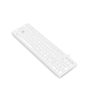 Usine Personnalise BK40 Filaire 104 Touches Clavier Ultra Mince Étanche Projection USB Interface pour PC Espagnol Bureau Utilise