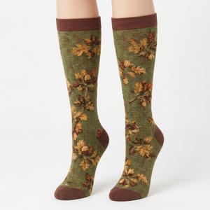 SMART SHINE ENTERPRISES Chaussettes d'équitation modernes en coton et laine, haute qualité, respirantes, extensibles, confortables, durables, équestres, extérieur - Product Image 1