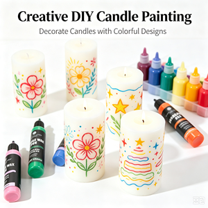 <span class=keywords><strong>Pintura</strong></span> <span class=keywords><strong>para</strong></span> Velas, 30 Colores de 6ml, <span class=keywords><strong>Pintura</strong></span> <span class=keywords><strong>3D</strong></span> <span class=keywords><strong>en</strong></span> <span class=keywords><strong>Relieve</strong></span> <span class=keywords><strong>para</strong></span> Manualidades, Volumen, Colores y Empaque Personalizables <span class=keywords><strong>para</strong></span> Arte DIY - Product Image 1