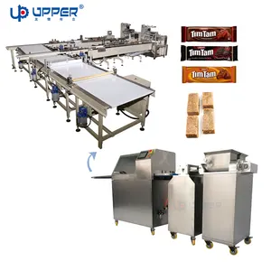 Automatische Chocolade/Moer/Eiwit/Energie/Cereal/Muesli/Cake Bar/Biscuit Bar Extruder Verpakking machines