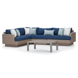 US HOT SELL model garden wicker furniture all weather outdoor sofa modern design cheap price sofa