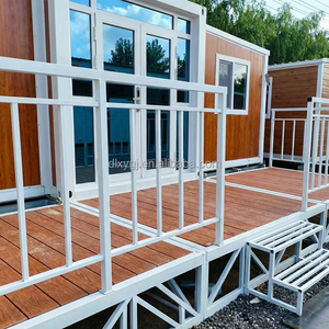 Maison conteneur extensible à installation rapide, maison préfabriquée pliable à double aile, bureau modulaire portable <span class=keywords><strong>pour</strong></span> chantier - Product Image 2