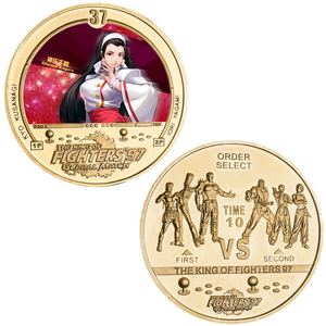 Koin Peringatan Anime King Fighters Eight God, Berwarna, Berlapis Emas, Relief Die-Casting, Dikemas Secara Individual - Product Image 6