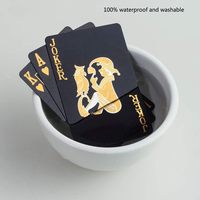 Cartes à jouer flexibles et durables, jeux de cartes imperméables, surface lisse, résistantes à la flexion, résistantes à l'usure, jeu portable