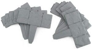 DIY Garden Decorative Grey Cobbled Stone Effect Lawn Edging <b>Border</b> for <b>Fence</b> - Product Image 4