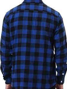 Camisas Casuales de Manga Larga a Cuadros para Hombre, con Cuello de Solapa y Detalles de Bolsillo, 3 Piezas, Dropshipping - Product Image 2