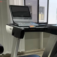Tapis roulant électrique, équipement de salle de sport complet, tapis roulants commerciaux noirs pour la course à pied, écran LED LCD, équipement de salle de sport complet
