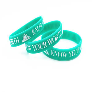 Activités promotionnelles Bracelets en silicone Sérigraphie Take the Pledge Bracelet New Business - Product Image 4