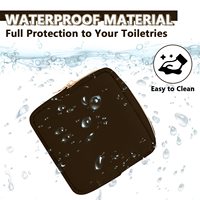 Pochette de maquillage de différentes tailles, sac cosmétique en nylon résistant à l'eau, fermeture éclair multifonctionnelle, organiseur de toilette de voyage