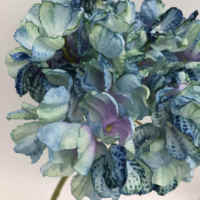 EG-A192 Offre Spéciale fleur artificielle soie unique Vintage couleur hortensia bleu rose hortensias artificiels pour Table décoration de la maison