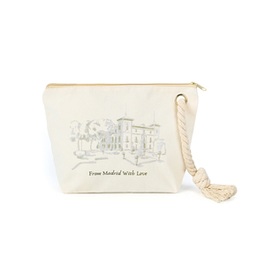 <span class=keywords><strong>Borsa</strong></span> per Cosmetici in Tessuto di Fibra di Bambù con Cerniera, Etichetta Privata, Ecologica, Promozionale, per Trucchi e Articoli da Toilette - Product Image 3