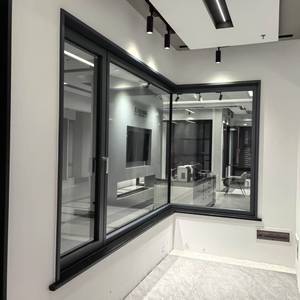 USA NFRC étanchéité à l'air cadre en aluminium double verre inclinable tourner fenêtres coulissantes conception horizontale moderne pour cuisine extérieur hôtel - Product Image 6