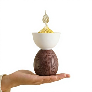 Quemador de Incienso de Madera con Escritura Árabe, Difusor de Aromaterapia Portátil, Soporte para Bakhoor para el Hogar y Espacios Religiosos - Product Image 4