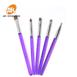 <span class=keywords><strong>Set</strong></span> <span class=keywords><strong>di</strong></span> 5 Pennelli per Biscotti allo Zucchero AK, Strumenti per Decorazione Torte, <span class=keywords><strong>Set</strong></span> <span class=keywords><strong>di</strong></span> Pennelli per <span class=keywords><strong>Pasticceria</strong></span> DB-05 - Product Image 1