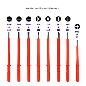 High Hardness Insulated <b>Screwdriver</b> Set Cross Word Shaped Plum Blossom Hexagonal <b>Screwdriver</b> With Magnetic for Electricians Mult - Product Image 5