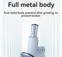 Full Metal Body Monocular Biological Microscope Cheap for Student Standard Edition Children's Gift Inquire Price Can Get Freebie