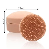 Brosse à cheveux pliable compacte de voyage 2-en-1 de qualité supérieure avec logo personnalisé OEM, petite brosse à cheveux ronde pour démêler les cheveux des femmes