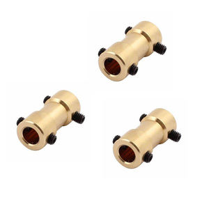 Conector adaptador de acoplamiento de eje de Motor de junta de latón personalizado de 4mm a <span class=keywords><strong>5mm</strong></span> para fabricación de piezas de aviones RC servicio Cnc - Product Image 5
