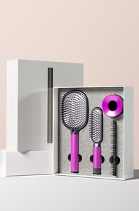 Ladies Anti-Static Air Cushion Hair Comb Universal for Hair Home&Travel Use with Scalp Massage &Press Function <b>Gift</b> <b>Box</b> Included - Product Image 2