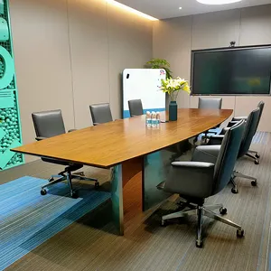 Europe Style Rectangle Metal Legs Meeting Table Boardroom Tables Modern Conference Table