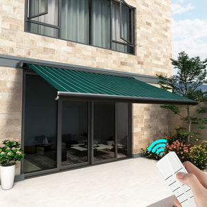 Auvent de balcon rétractable à LED robuste pour patio, pare-soleil extérieur, auvent motorisé pliable - Product Image 2