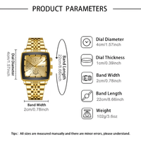 Set Jam Tangan Kasual Modis Pria Terbaru, dengan Gelang. Set Cincin dan Kalung, Jam Tangan Pria Stainless Steel