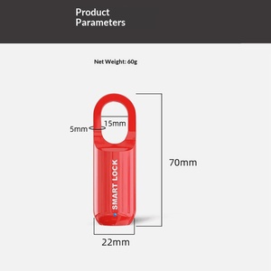 Candado con huella dactilar para equipaje y muebles, recargable por USB, bloqueo inteligente de larga duración, para maleta, mochila, contraseña, antirrobo - Product Image 4