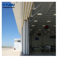 Puerta Industrial de Acero, Puerta Corredera Automática, Puerta para Hangar de Aviones, para Edificios Prefabricados de Almacenamiento de Aviones de Acero Ligero