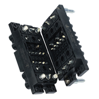 Connecteur de signal d'alimentation CC 32 broches 30000W, en cuivre mélangé plaqué or/argent, bornes électriques automobiles femelles