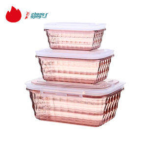 张工批发大塑料容器餐厅沙拉搅拌碗套装 - Product Image 1