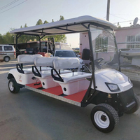 Voiture électrique miniature 4x4, roues optionnelles de 14 pouces, batterie au lithium, aluminium, voiturette de golf électrique 6 places