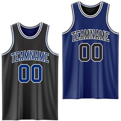 Black-royal Blue White