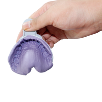 Denxy — instruments dentaires bleus jetables, 50 pièces, plateau d'impression pour la dentition