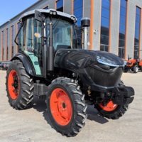 Petit tracteur avec chargeuse frontale pelleteuse 50hp EPA tondeuse à gazon 4x4 tracteurs camions agriculture mini tracteur agricole