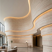 Revêtement mural flexible en pierre souple MCM, carrelage céramique léger et pliable, résistant aux intempéries pour les façades de bâtiments intérieurs et extérieurs.