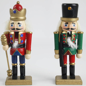 Nouveauté Décoration d'intérieur Petite figurine de Noël sur table personnalisée Soldats en bois <span class=keywords><strong>Casse</strong></span>-noisettes - Product Image 3