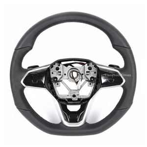 Volant en cuir multi-boutons, directement de l'usine, compatible avec Volkswagen <span class=keywords><strong>Golf</strong></span> 4 5 6 6r 7 <span class=keywords><strong>7r</strong></span> 7.5 8 Mk5 6 7 Mk8 Polo Scirocco - Product Image 5