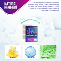 Patchs anti-gueule de bois transdermiques de qualité médicale, complexes de vitamines ELAIMEI, marque privée, sûrs