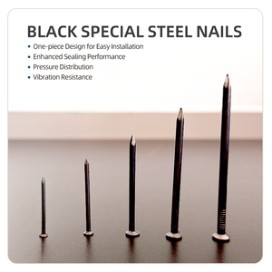 Nhà Máy Bán Hàng Trực Tiếp Cao Cấp Bê Tông Thép Móng Tay Bền Bê Tông Móng Tay Màu Đen Tùy Chỉnh Đặc Biệt Thép Bê Tông Móng Tay - Product Image 2