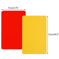 Ensemble Professionnel d'Arbitre : Carnet, Pièce, Sifflet et Équipement d'Entraînement de Football avec Cartons d'Avertissement Rouges et Jaunes et Stylo