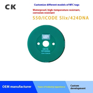 Etiqueta Electrónica NFC ICOE de 30 mm, Protocolo 15693, Mini Etiqueta Resistente a Altas Temperaturas, Protocolo 14443A, S50, 13.56MHz, Impermeable, PCB - Product Image 6