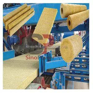China Fabricação Planta de Isolamento Linha de Produção De Lã De Rocha Mineral